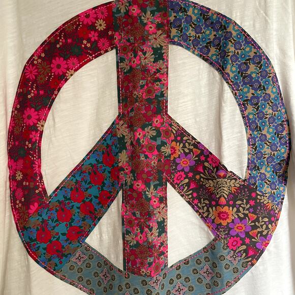 Natural Life NWT One Size Peace Tshirt boho - Picture 2 of 4